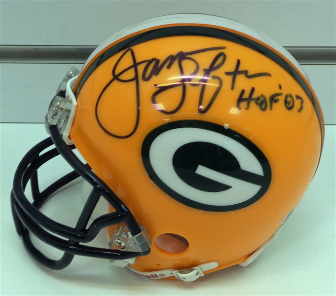 James Lofton Autographed Mini Helmet