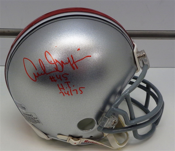 Archie Griffin Autographed Mini Helmet w/ Heisman