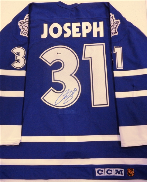 Curtis Joseph Autographed Maple Leafs Authentic Jersey