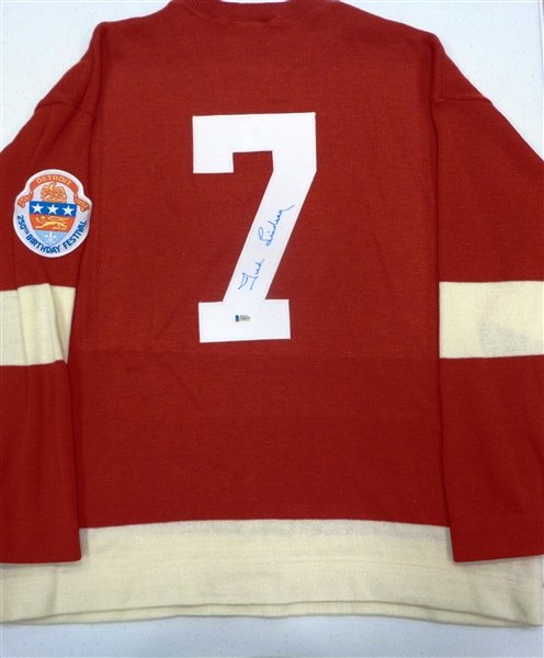 Ted Lindsay Autographed Red Wings Sweater