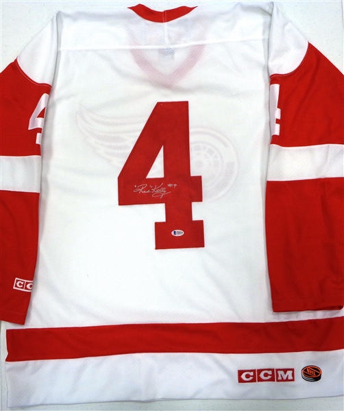 Red Kelly Autographed Red Wings Jersey