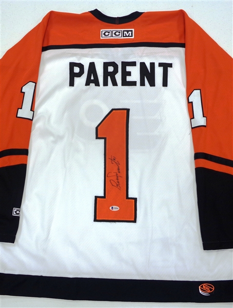 Bernie Parent Autographed Philadelphia Flyers Jersey
