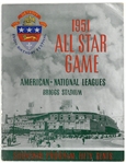 1951 MLB All Star Game Program