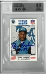Barry Sanders Autographed Police Rookie Card w/ ROY 89