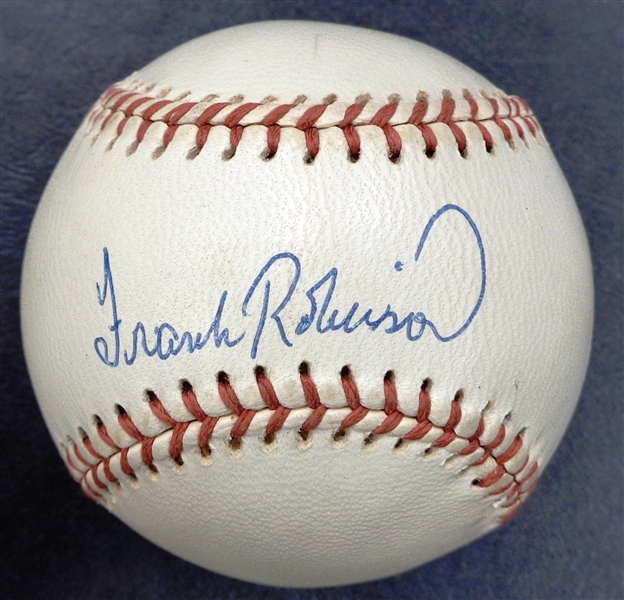 Frank Robinson Autographed Vintage Cronin AL Ball