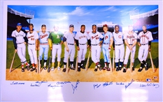 500 Home Run Autographed 1988 Lithograph