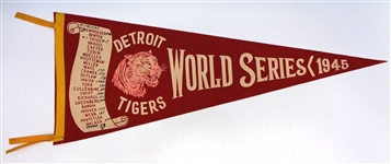Detroit Tigers 1945 World Series Pennant