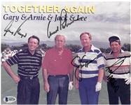 Player/Palmer/Nicklaus/Trevino Signed 8x10