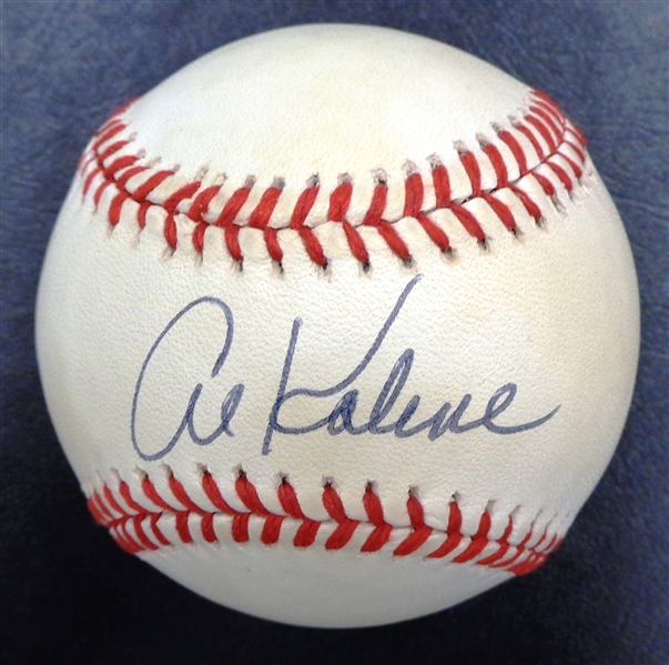 Al Kaline Autographed Baseball