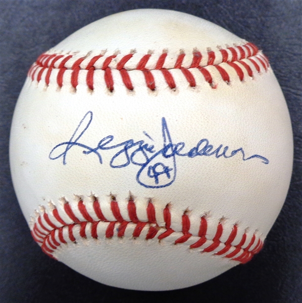 Reggie Jackson Autographed Baseball