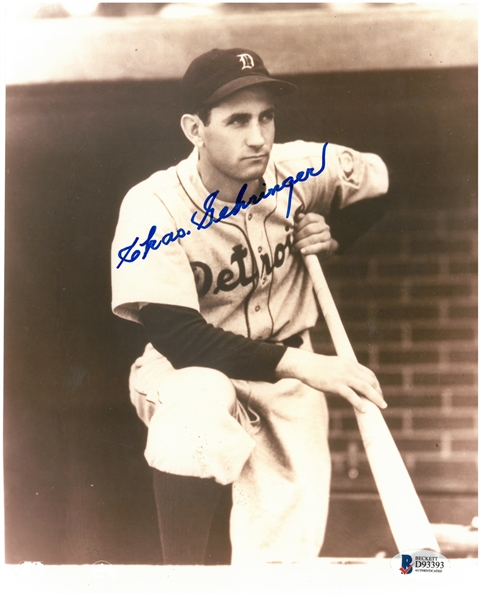 Charlie Gehringer Autographed 8x10 Photo