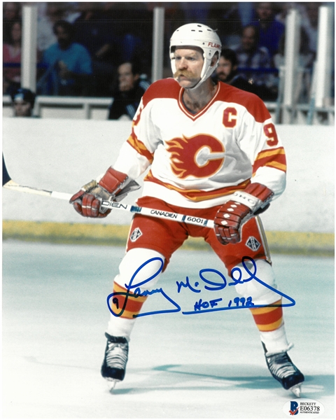 Lanny McDonald Autographed 8x10 Photo