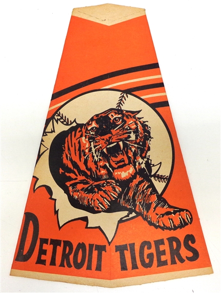 1960s Detroit Tigers Megaphone/Popcorn Holder