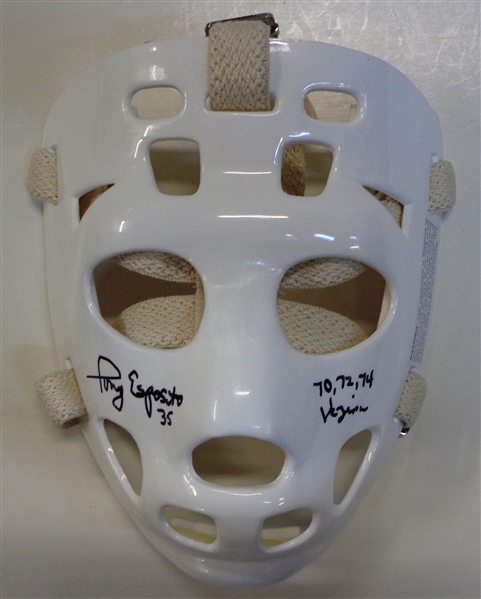 Tony Esposito Autographed Replica Goalie Mask