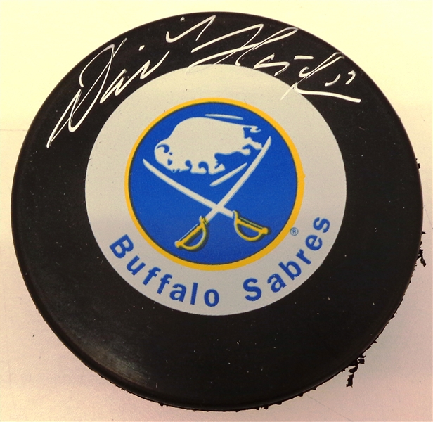 Dominik Hasek Autographed Buffalo Sabres Puck