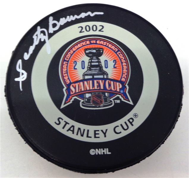 Scotty Bowman Autographed 2002 Stanley Cup Game Puck