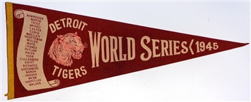1945 Detroit Tigers World Series Pennant