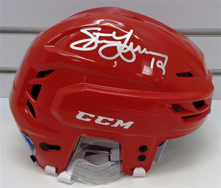 Steve Yzerman Autographed CCM Hockey Helmet
