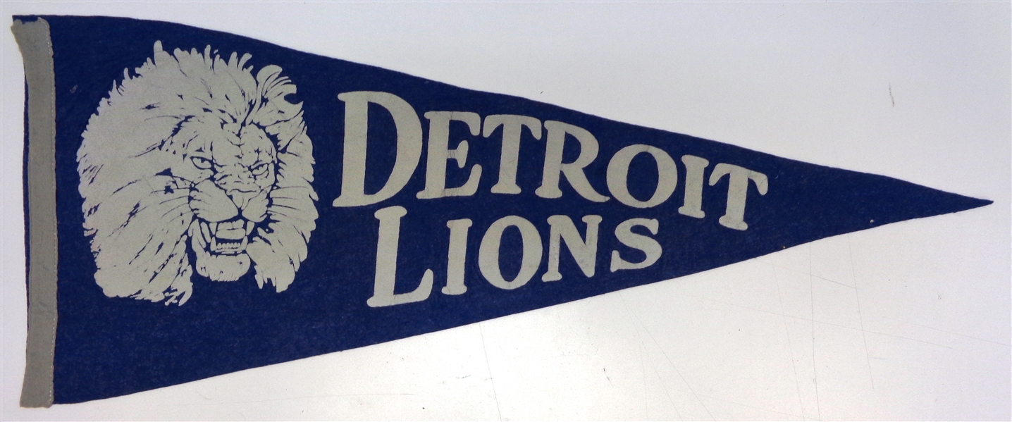 1940s Detroit Lions Pennant