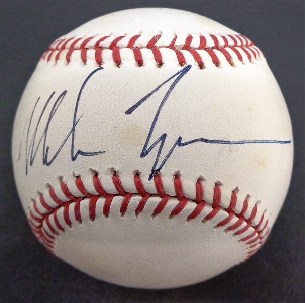 Mike Tyson Autographed Baseball