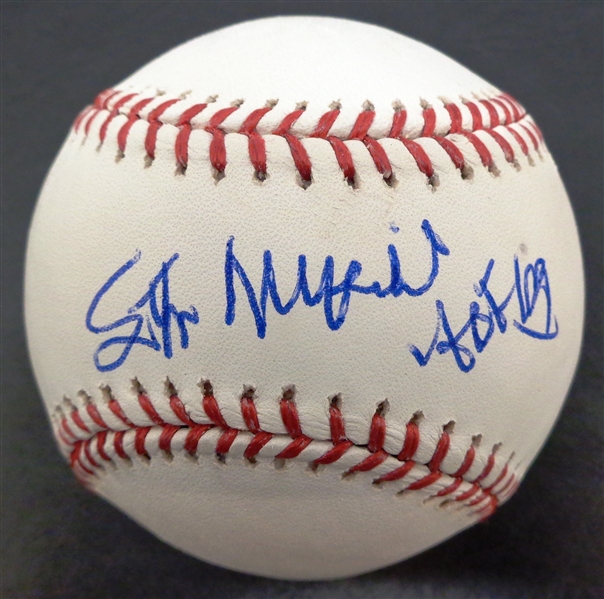 Stan Musial Autographed Baseball w/ HOF