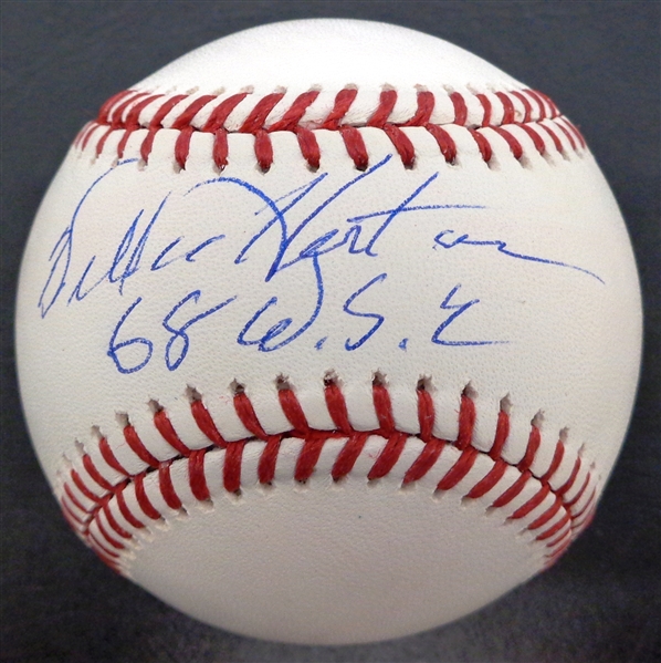 Willie Horton Autographed Baseball w/ 68 WSC