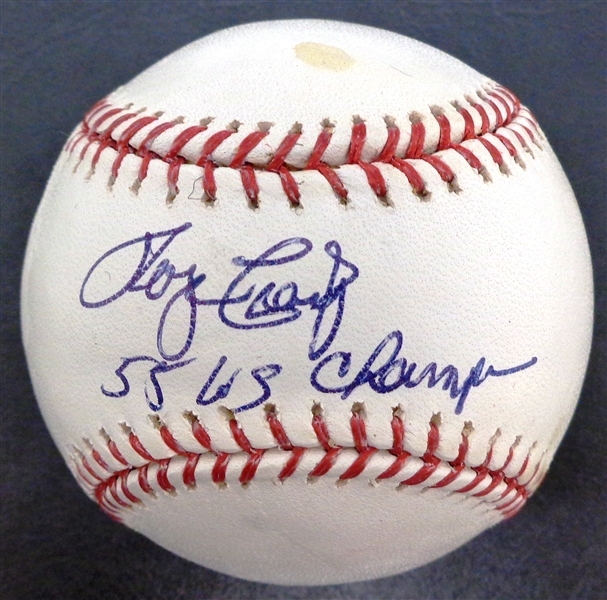 Roger Craig Autographed Baseball w/ 55 WS Champs