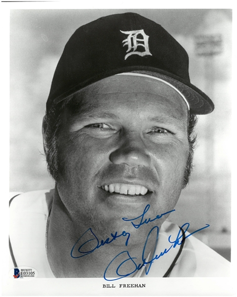 Bill Freehan Autographed 8x10 Photo