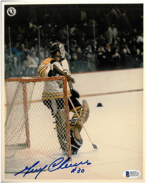 Gerry Cheevers Autographed 8x10 Photo