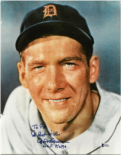 Hal Newhouser Autographed 11x14 Photo