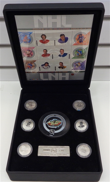 2004 Canada Post All Star Puck & Coin Set
