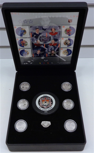 2002 Canada Post All Star Puck & Coin Set