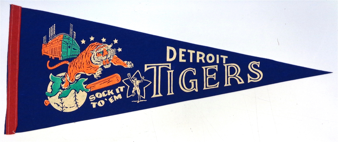 1960s Detroit Tigers Sock it to em Pennant