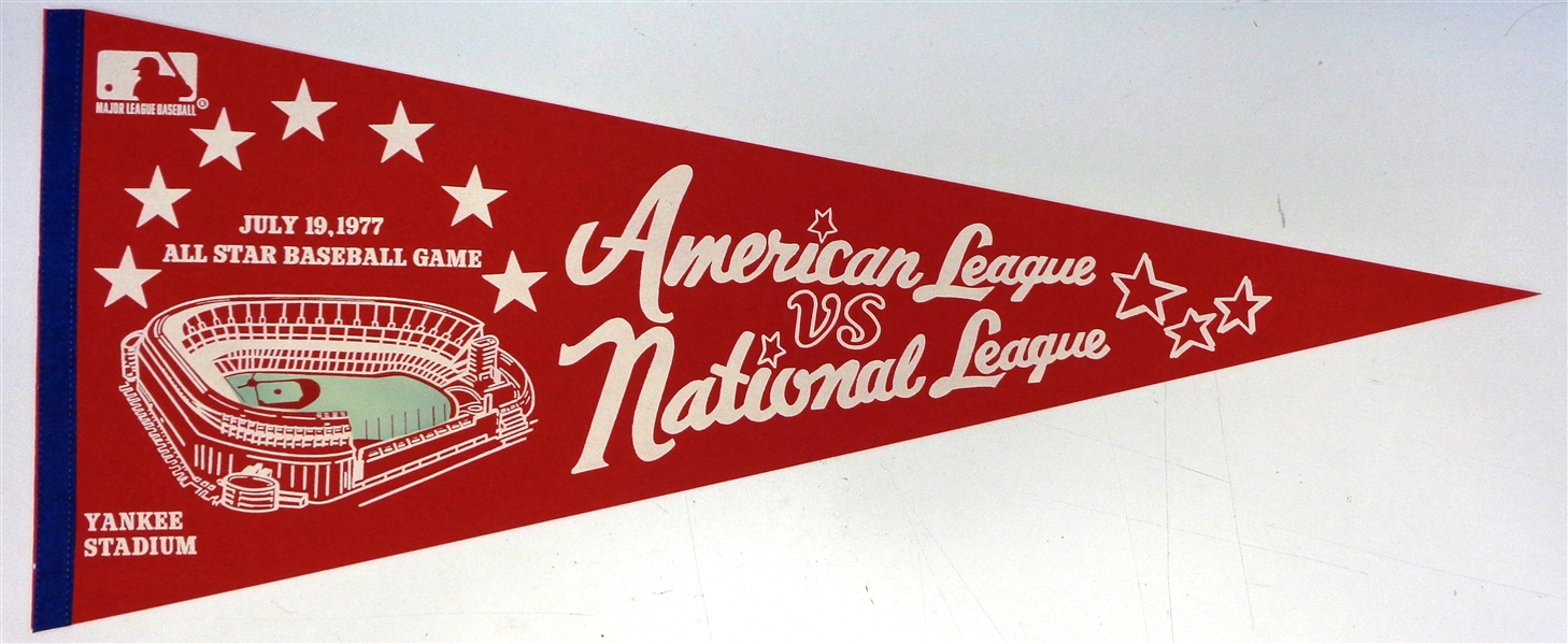 1977 MLB All Star Game Pennant