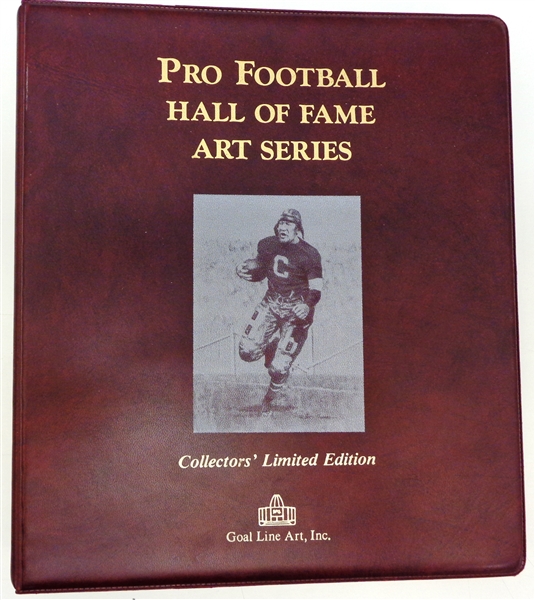 Goal Line Art Cards Football Hall of Fame Series 2 & 3