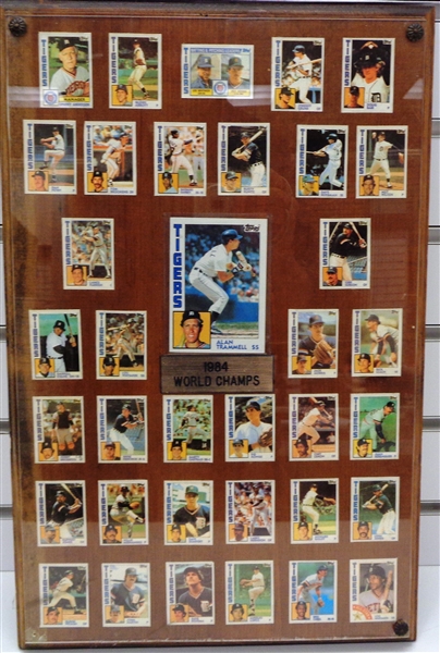 Detroit Tigers 12x18 1984 Plaque