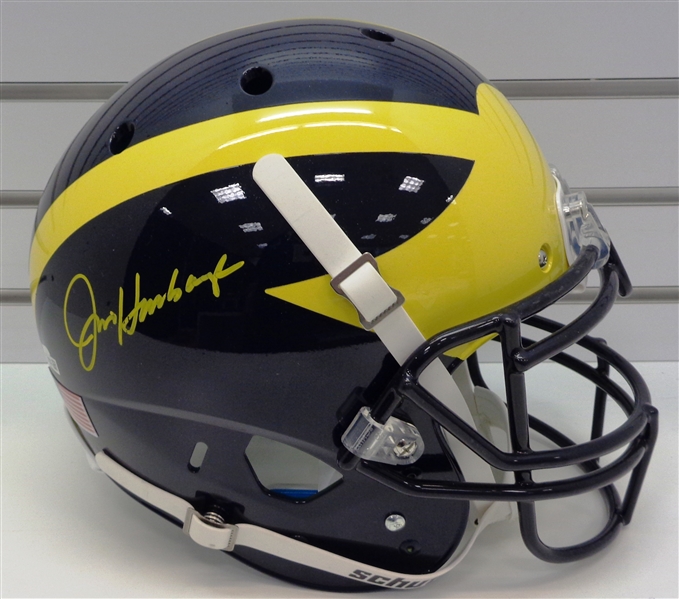 Jim Harbaugh Autographed Full Size Authentic Helmet