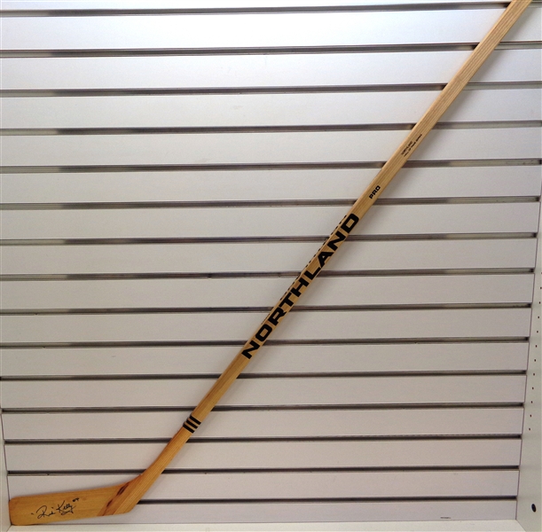Red Kelly Autographed Northland Stick