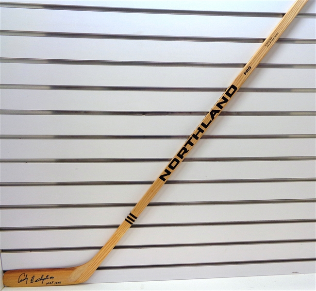 Andy Bathgate Autographed Northland Stick