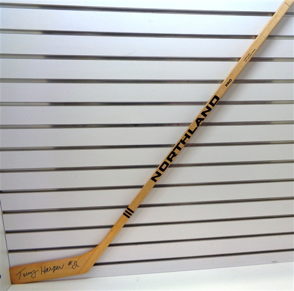 Terry Harper Autographed Northland Stick