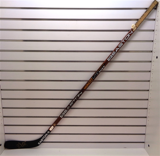 Kirk Maltby Autographed Game Used Stick