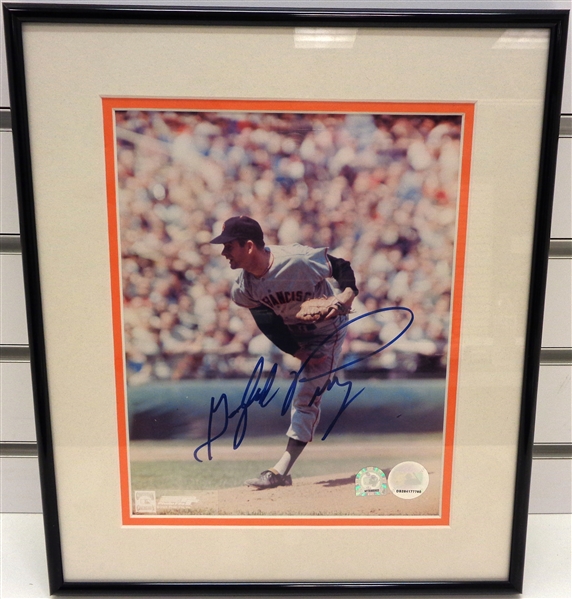 Gaylord Perry Autographed Framed 8x10