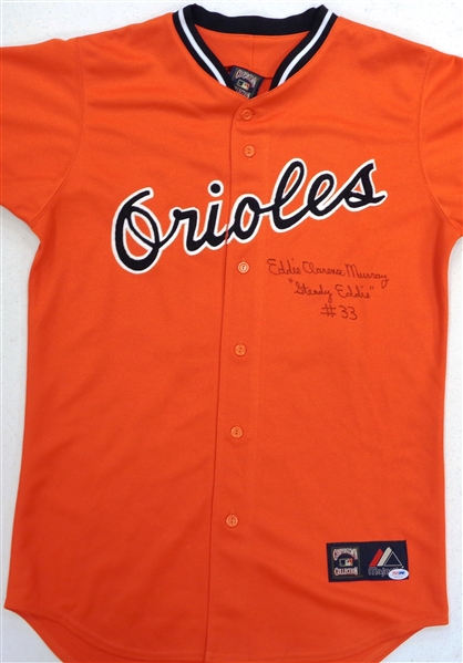Eddie Murray Autographed Jersey w/ Full Name