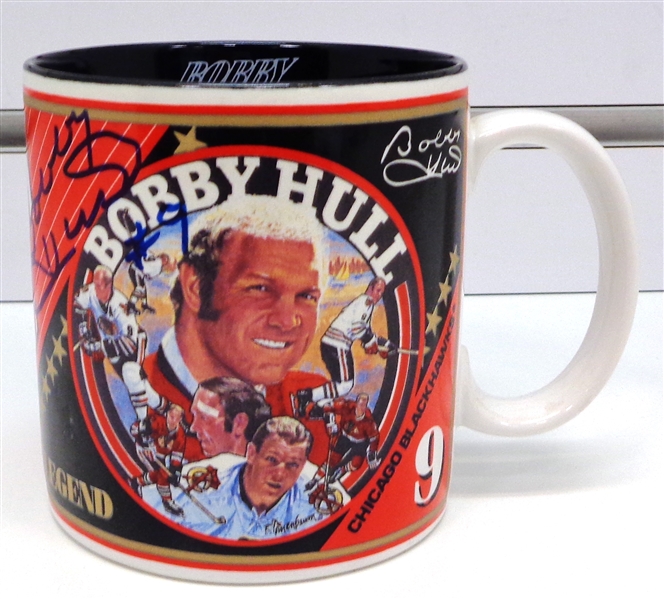 Bobby Hull Autographed Coffee Cup