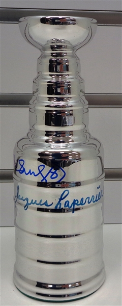 Henri Richard & Laperriere Autographed 8" Cup