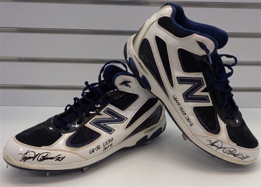 Miguel Cabrera Game Used Autographed Cleats