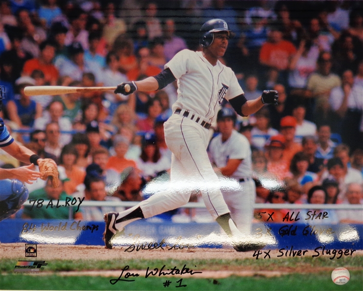 Lou Whitaker Signed 16x20 with 6 Inscriptions