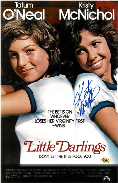Kristy McNichol Autographed 11x17 Little Darlings Movie Poster