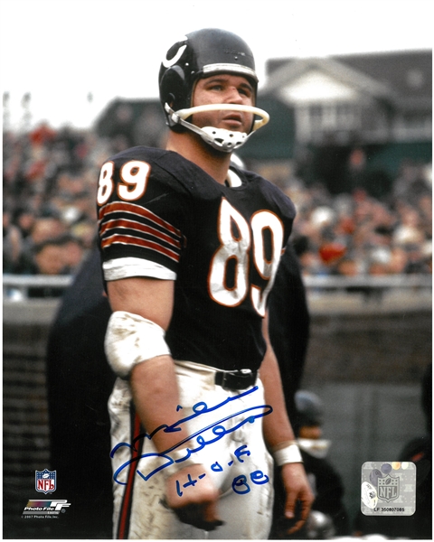 Mike Ditka Autographed 8x10 Photo w/ HOF