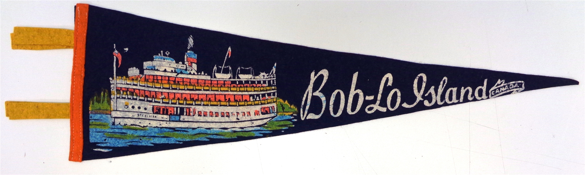 Vintage Bob-Lo Island 2/3 Size Pennant